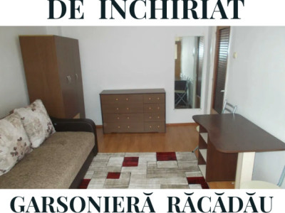 Garsoniera de închiriat  320 Euro Zona Racadau